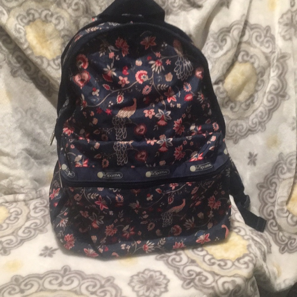 #4 Navy Blue LeSportSac backpack